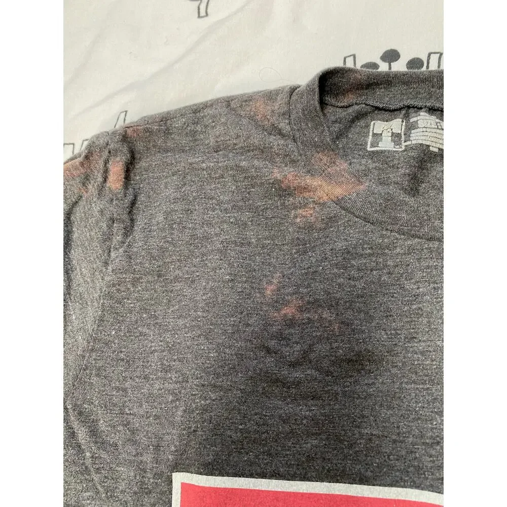 Gray and Red Rutgers College Tee - Picture 4 of 6